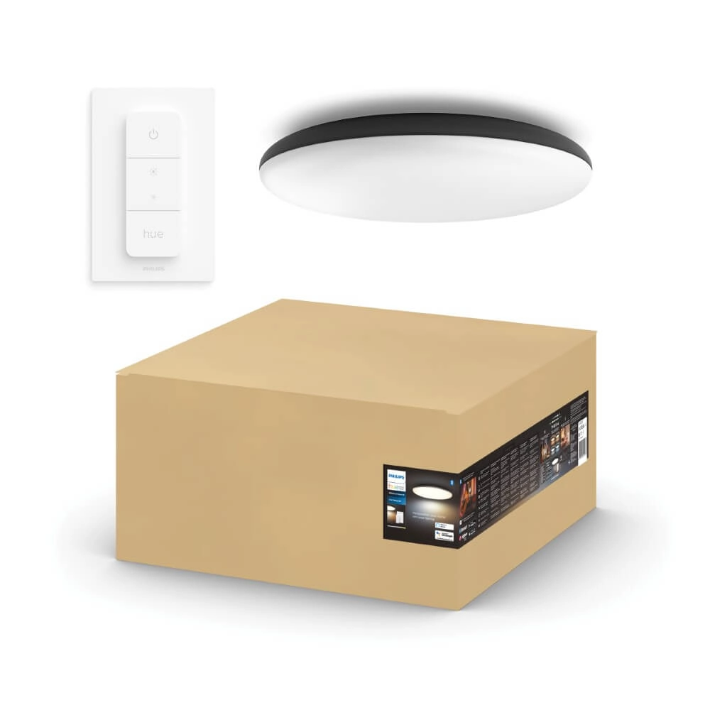 Deckenleuchte Hue Cher - White Ambiance Ø 47,5cm schwarz Philips 8719514341173