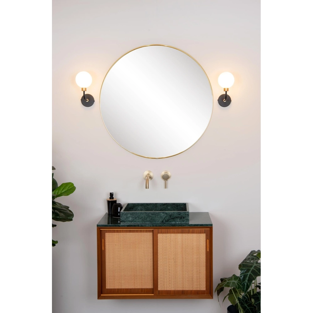 Wandlampe Berend Schwarz-Weiß Lucide 5411212302632