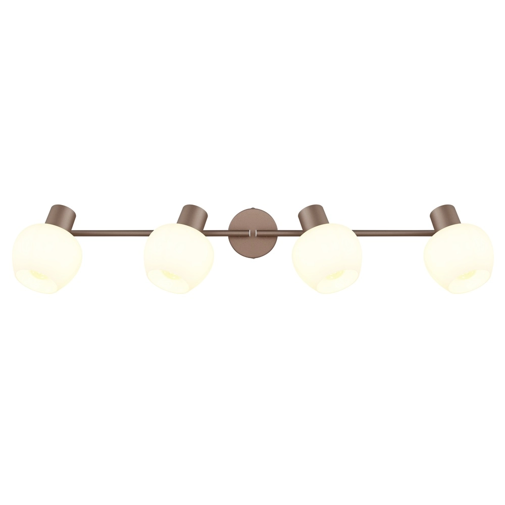 Deckenlampe Eileen 4-helles Kaffeebraun Globo 9007371580576