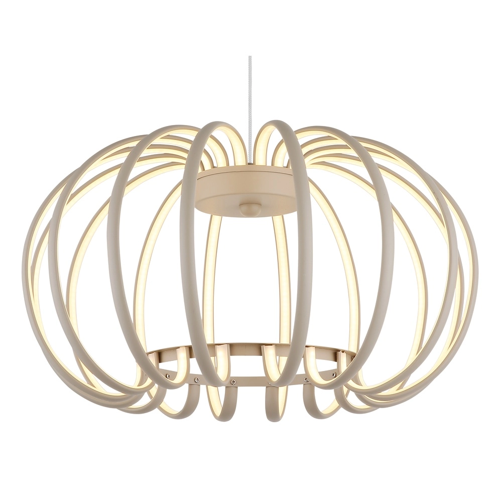 Pendelleuchte Ribbon sandbraun Globo 9007371578306