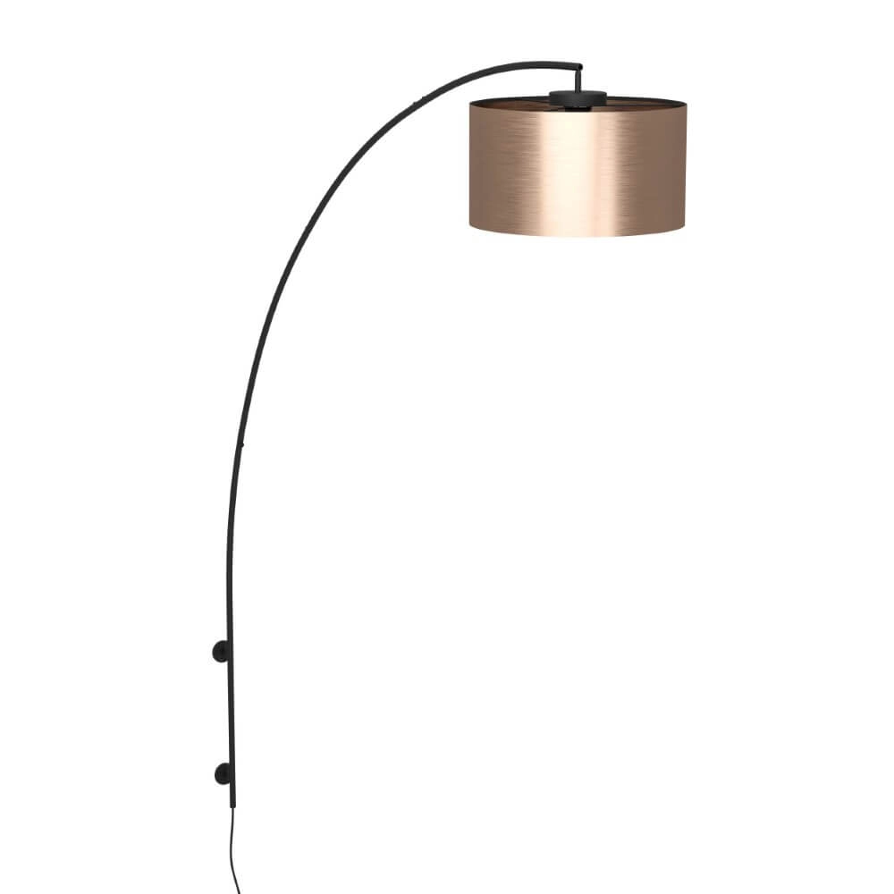Design-Wandleuchte Saganto 1 Bogenkupfer