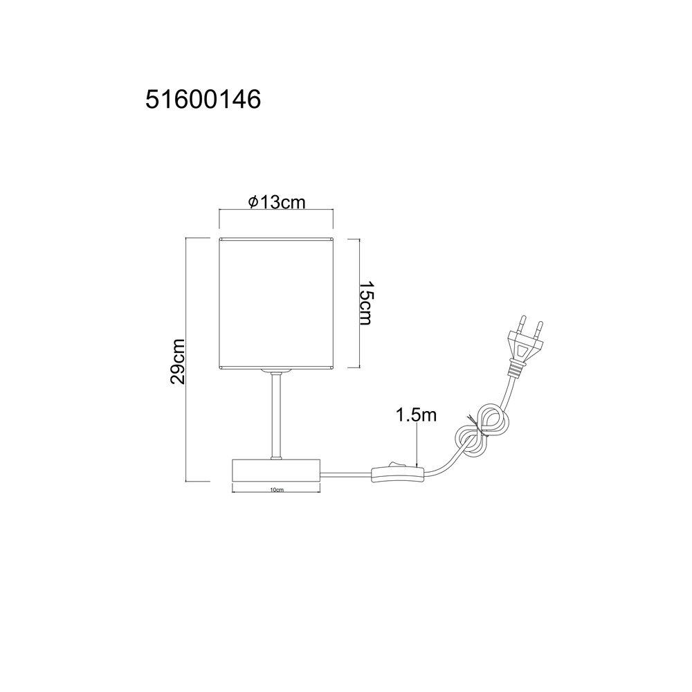 Tischlampe Jule Braun Globo 9007371592326