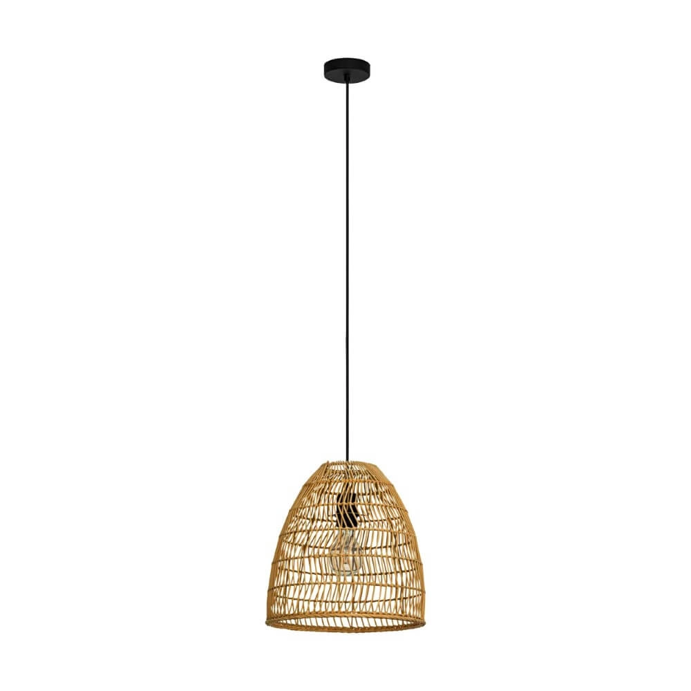 Hängelampe aus Korbgeflecht Ayesgarth Ø 33cm Eglo 9002759438661