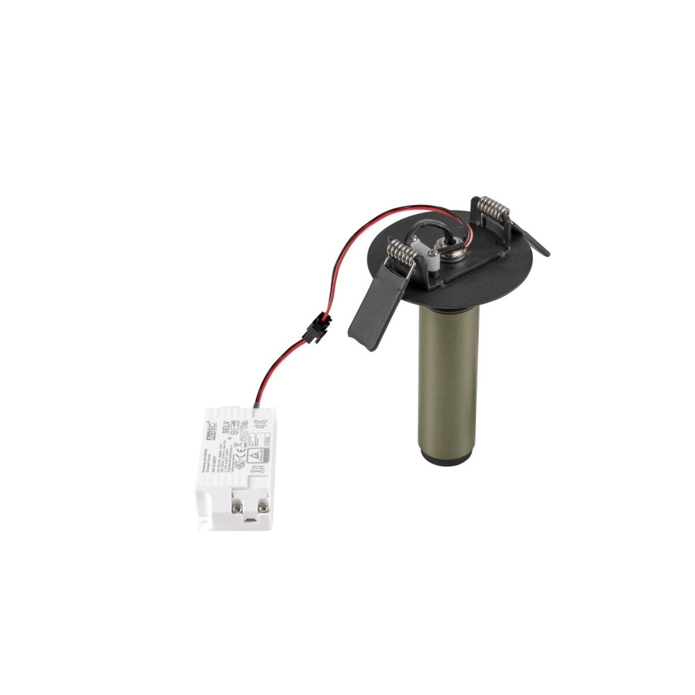 Einbaustrahler Grip! S Bronze mit Schwarz 2700K SLV 4024163304801