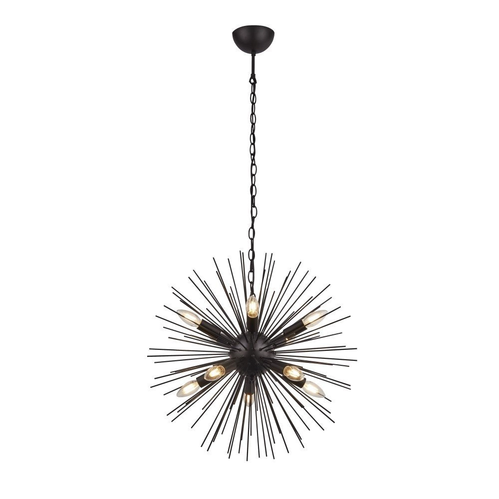 Schwarze Hängelampe Sputnik Ø 56cm Searchlight 5053423158709