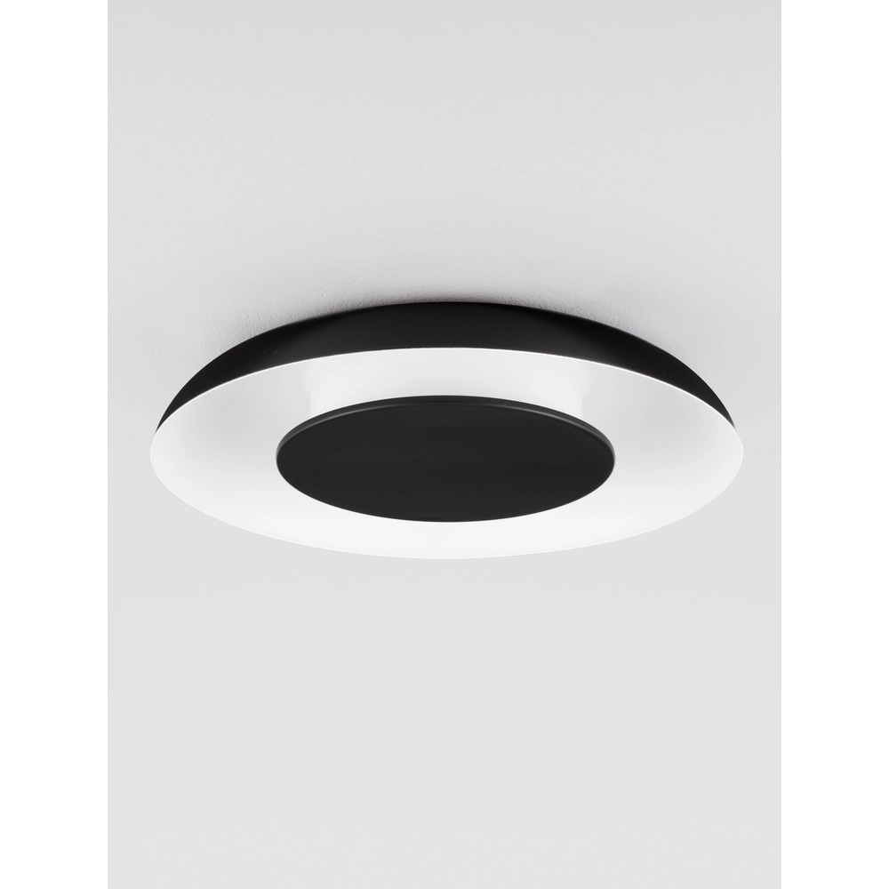 Design-Deckenleuchte Epos Ø 40cm schwarz mit weiß Lyora 5212017463173