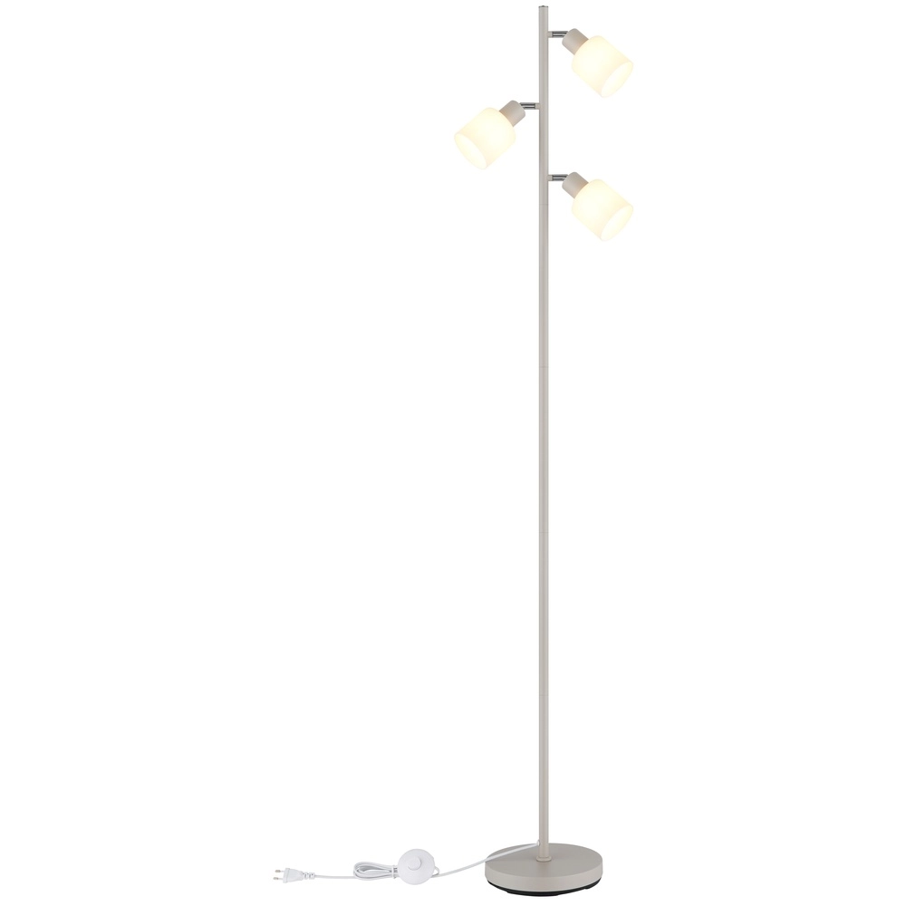 Stehlampe Trent sandbraun Globo 9007371572977