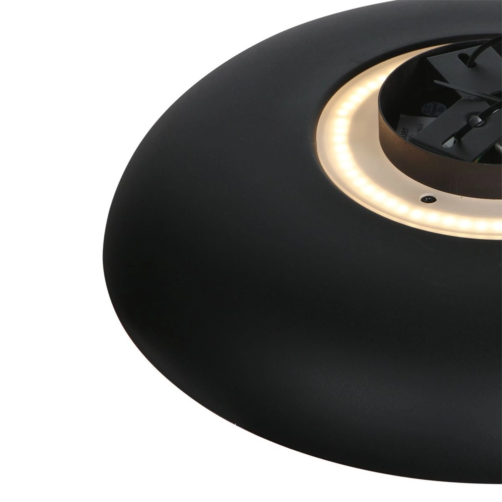 Deckenleuchte Golden Veil schwarz Ø 40cm Steinhauer 8712746180299