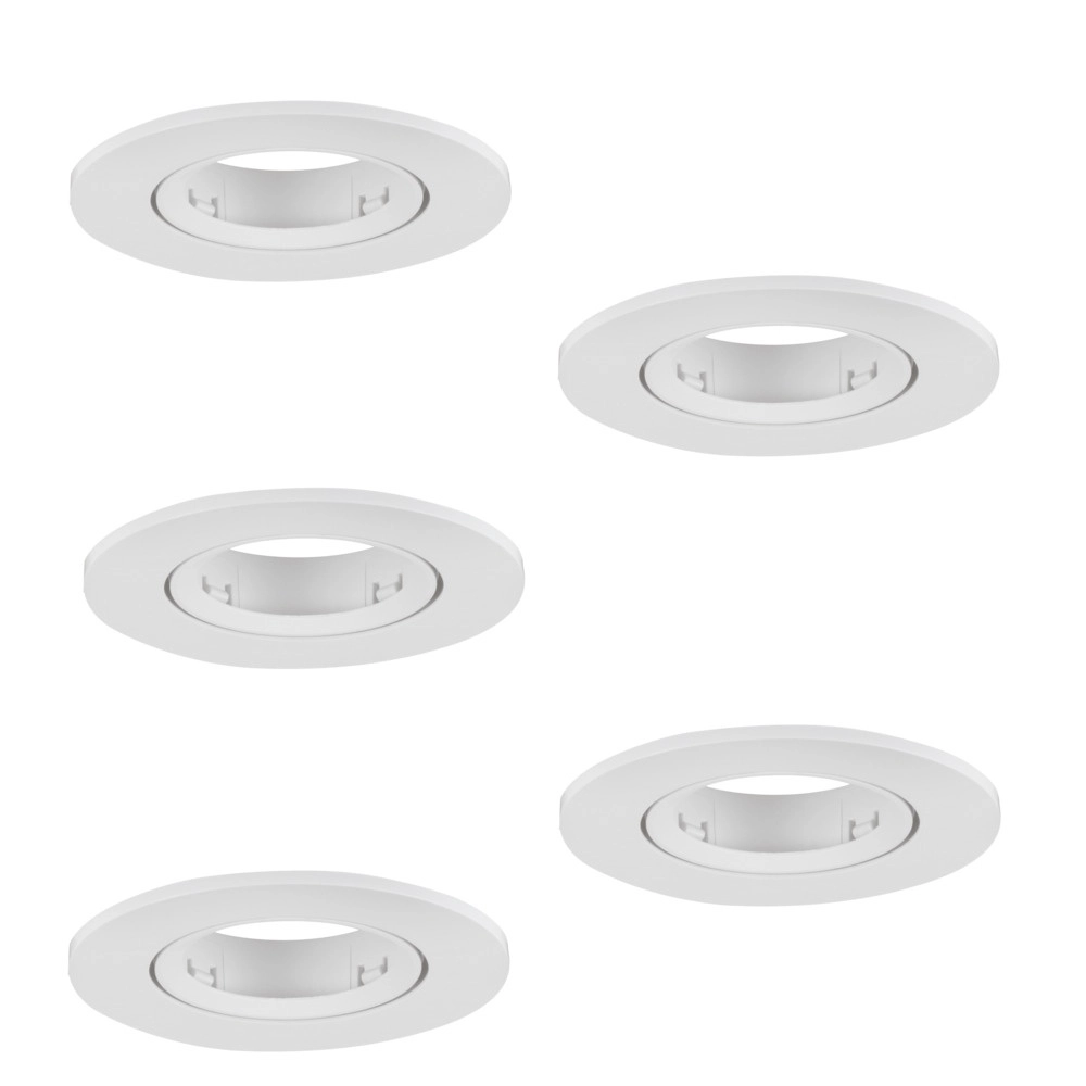 Set mit 5 Einbaustrahlern Barranco weiß Ø 9cm Eglo 9008606359127