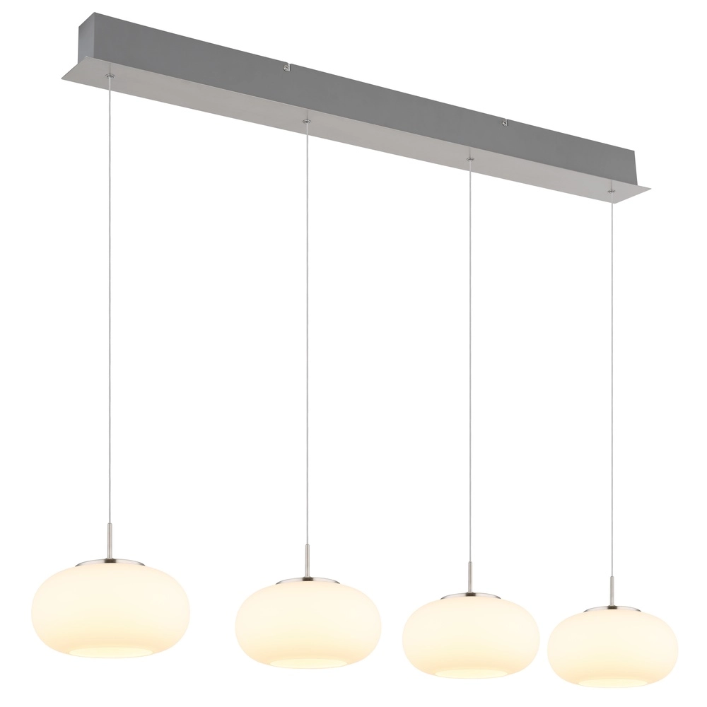 Design-Pendellampe Quintara 4-Light-Nickel