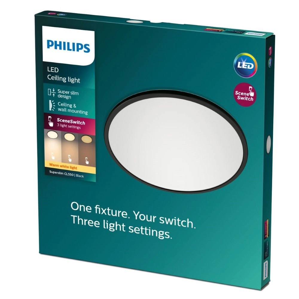 Deckenleuchte Superslim Ø 30cm Philips 8719514256644
