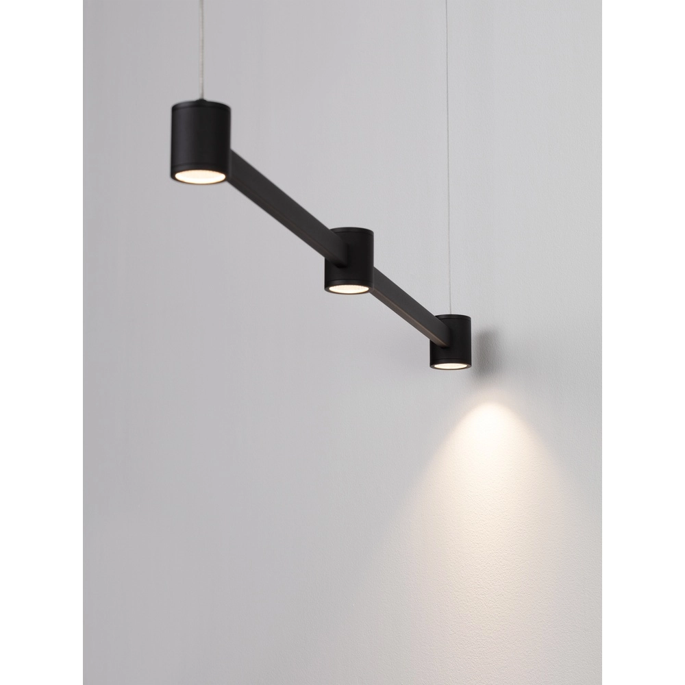 Design-Pendelleuchte Puize 3-flammig schwarz Lyora 5212017448576
