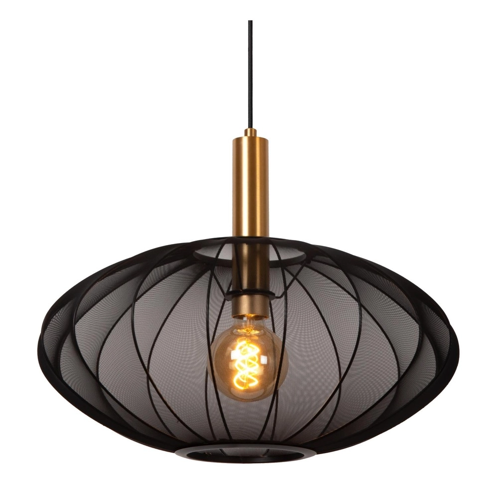 Pendellampe Corina schwarze Ø 50cm Lucide 5411212032003