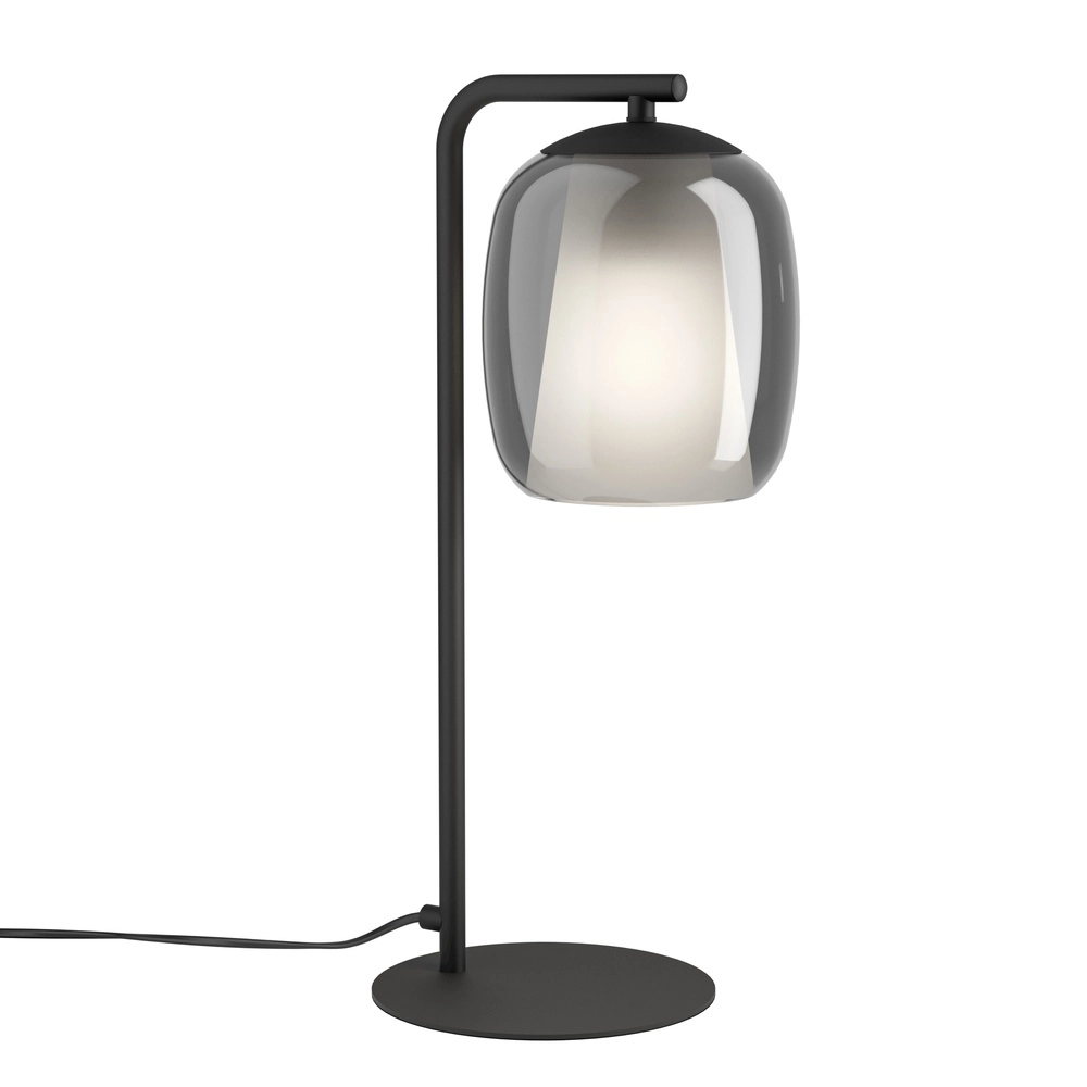 Elegante Tischlampe Ciampino Ø 15 cm – mit Rauchglas Eglo 9008606332816