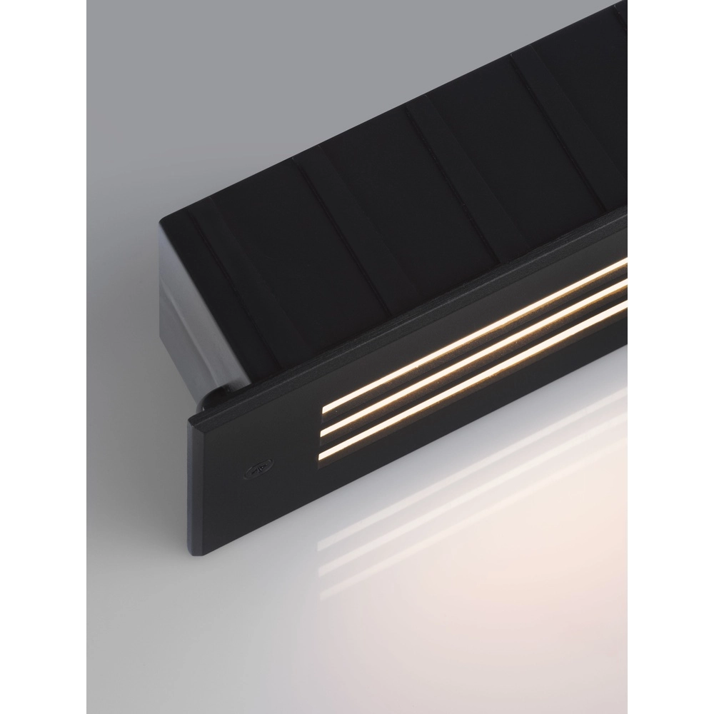 Schlanke Wandleuchte Off 17cm mit Rillen Lyora 5212017453389