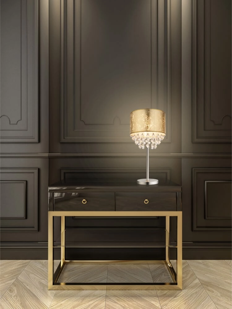 Goldene Tischlampe Amy Globo 9007371363971