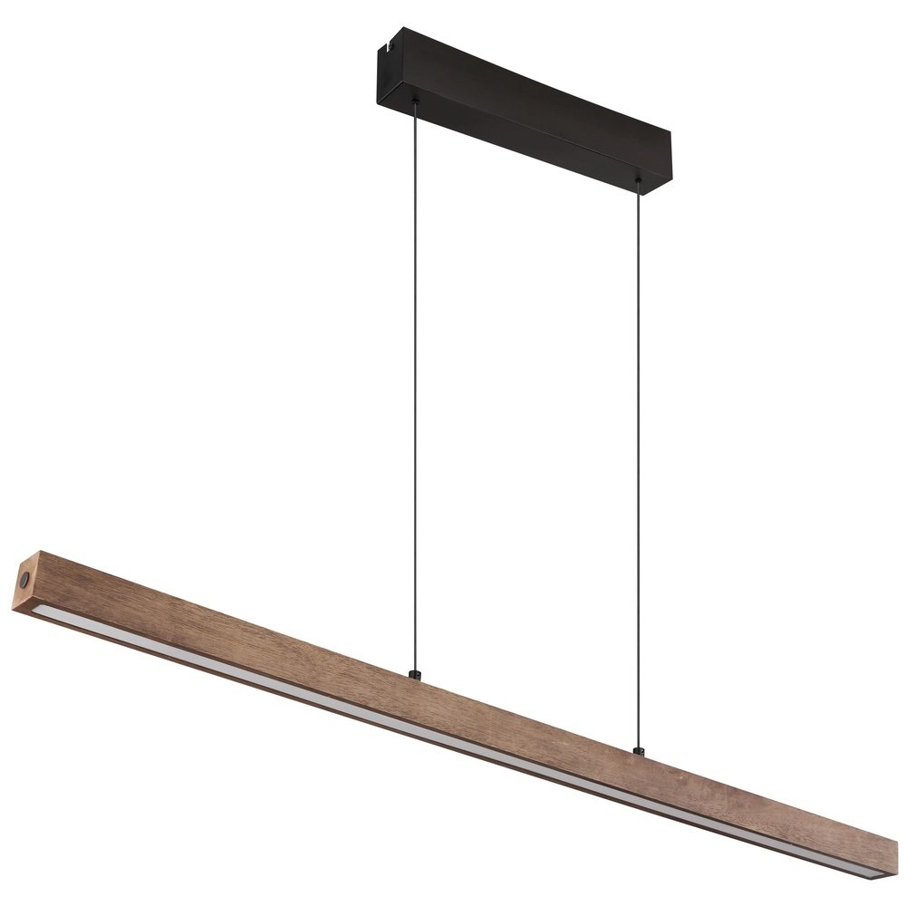 Elegante Pendellampe Olivus Holz 115 cm Globo 9007371455683