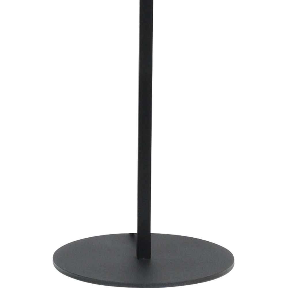 Schwarze Tischlampe Venus mit braunem Lampenschirm Masterlight 8718121218267