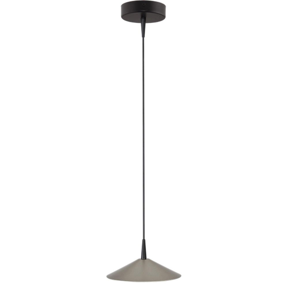 Design-Pendellampe Ceppo schwarz mit Nickel Ø 18 cm