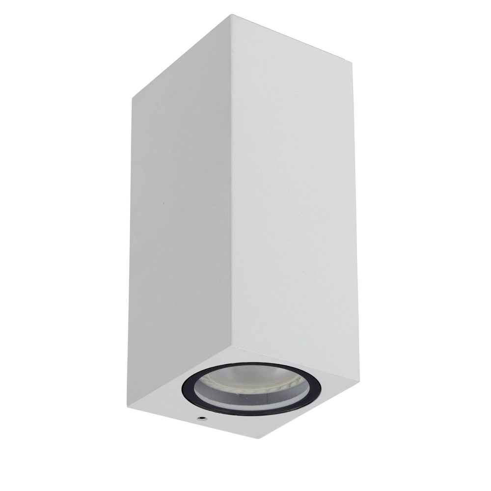 Design-Wandspot Zaro IP65 oben und runter weiß