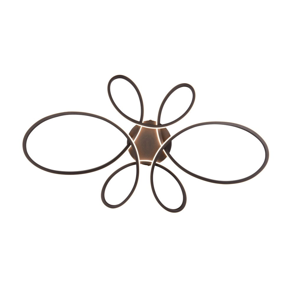 Design-Deckenleuchte Fly schwarz Trio 4017807600865
