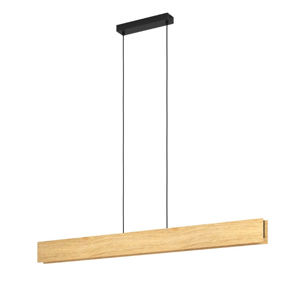 Hängelampe aus Holz Anchorena-Z 123cm