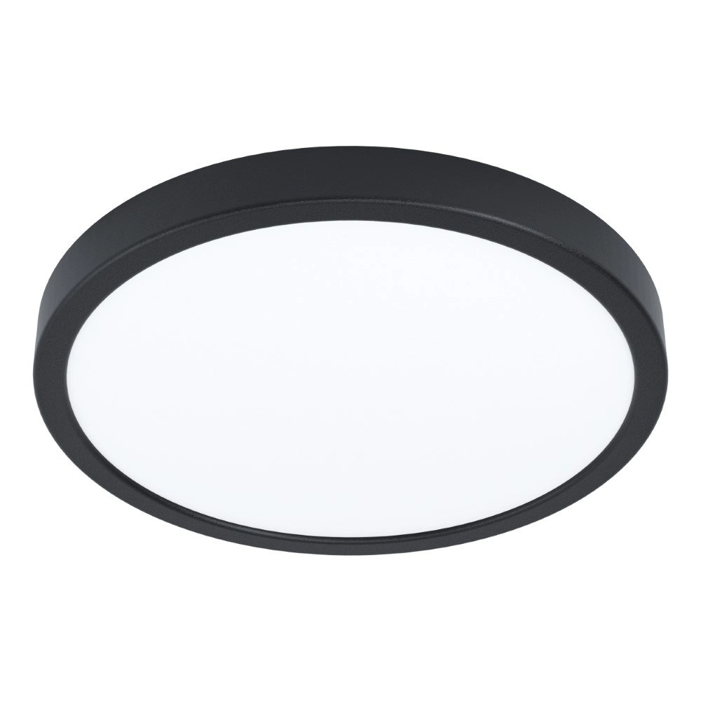 LED-Deckenlampe Fueva 5 20W - 4000k - Ø28,5 cm schwarz