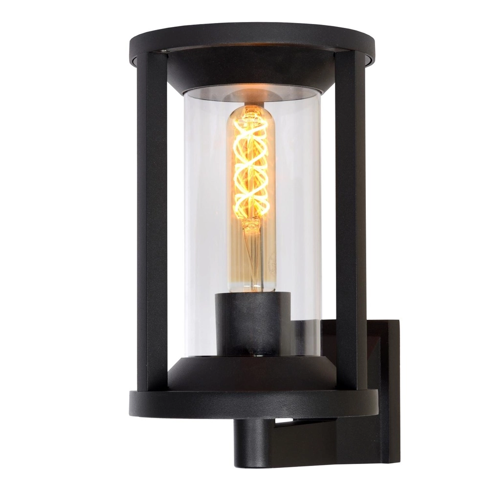 Vordertürlampe Cadix schwarzes IP65 Lucide 5411212151896