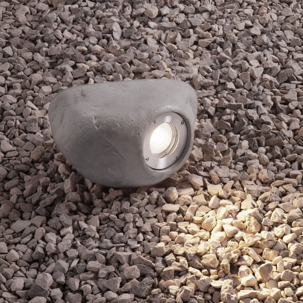 Fleck Petra aus grauem Stein