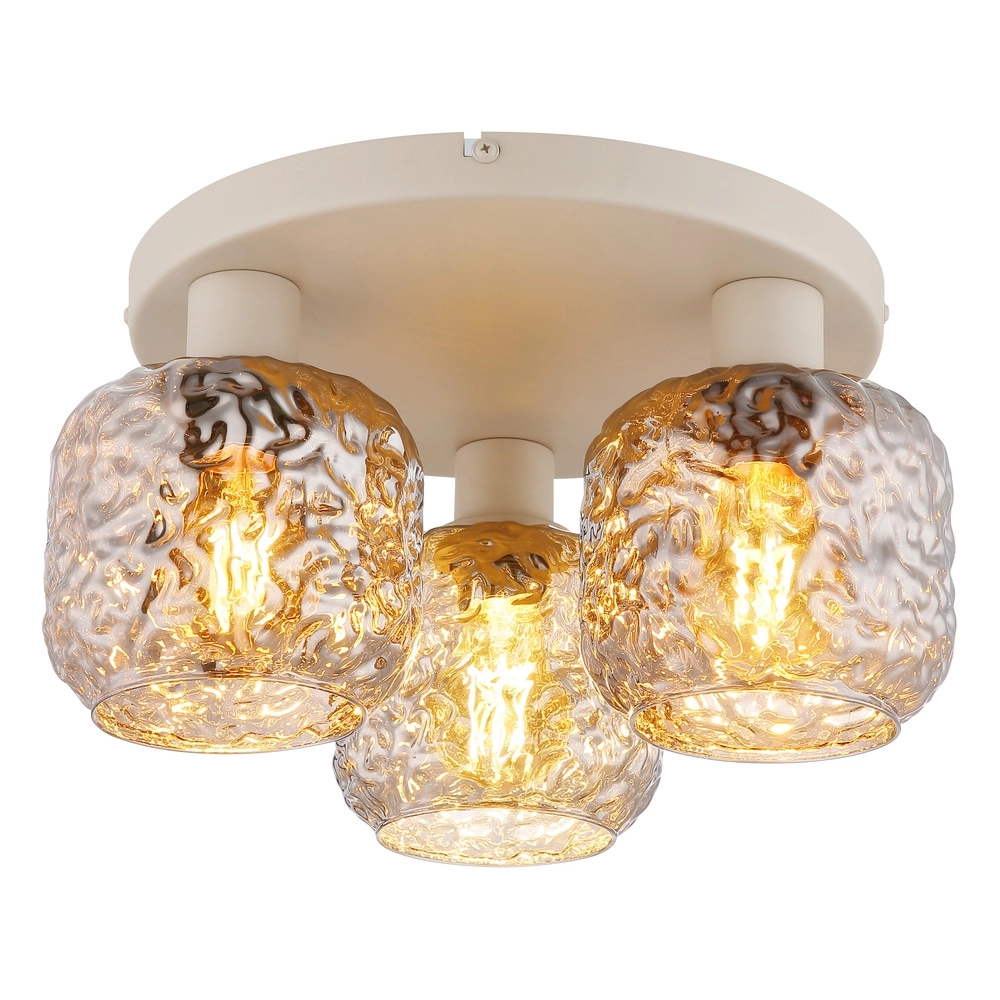 Deckenlampe Antonio 3-hell sandbraun