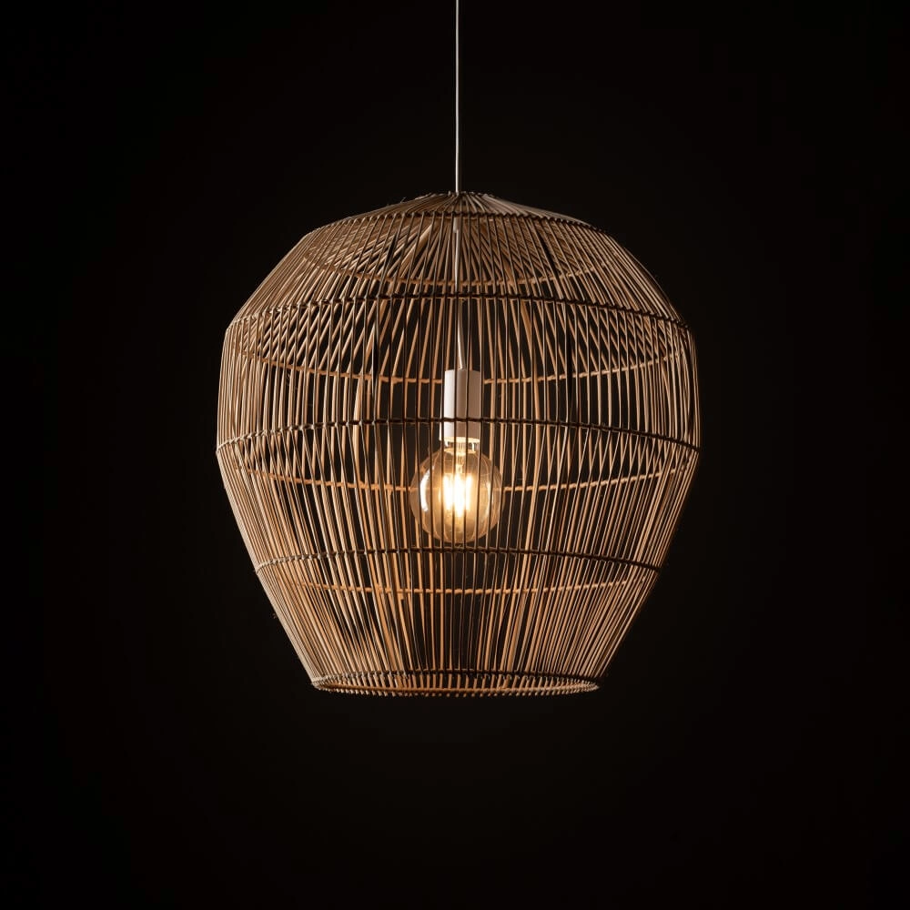 Rattan Pendelleuchte Haiti M Ø 50cm Lyora 5903139111645