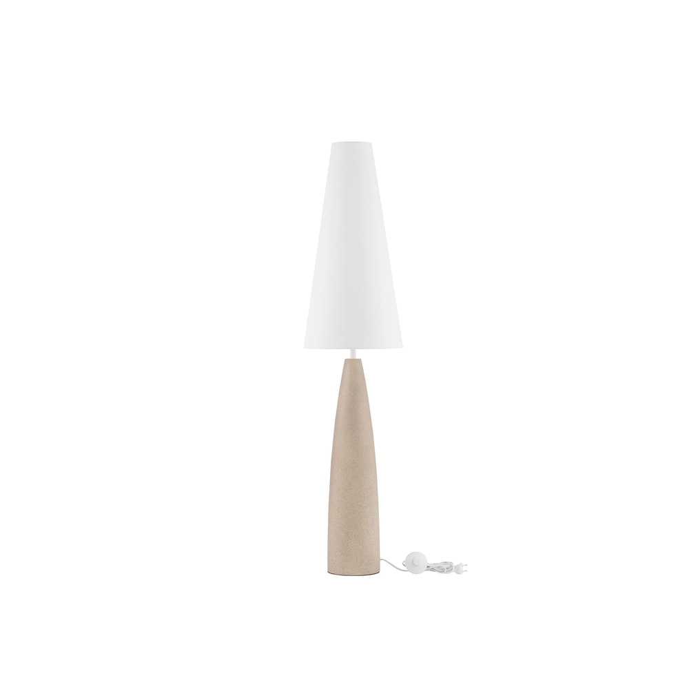 Stehlampe Mizu Creme mit weißer Kapuze Lyora 5212017468918