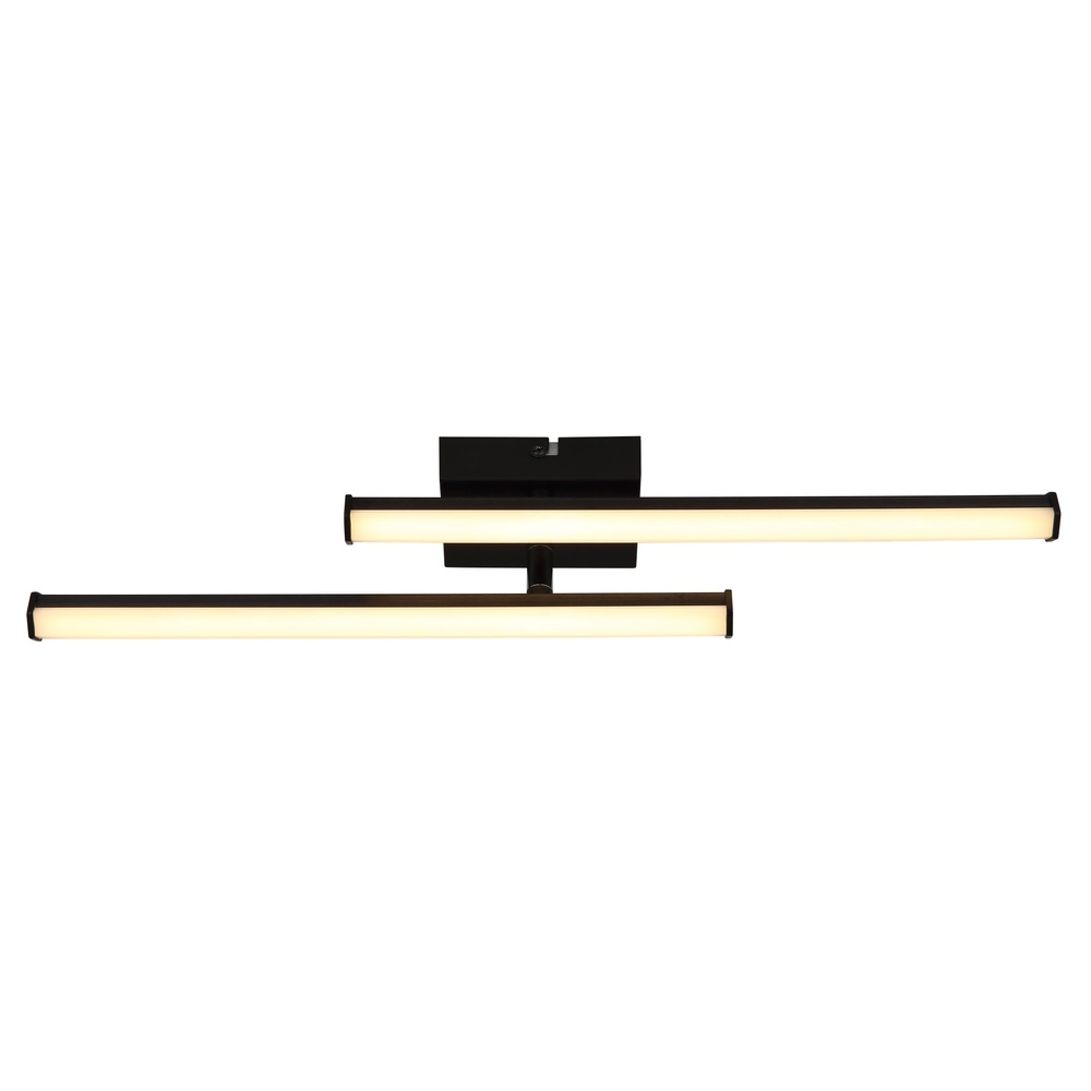Moderne Deckenlampe Kirina 50 cm schwarz Globo 9007371512232