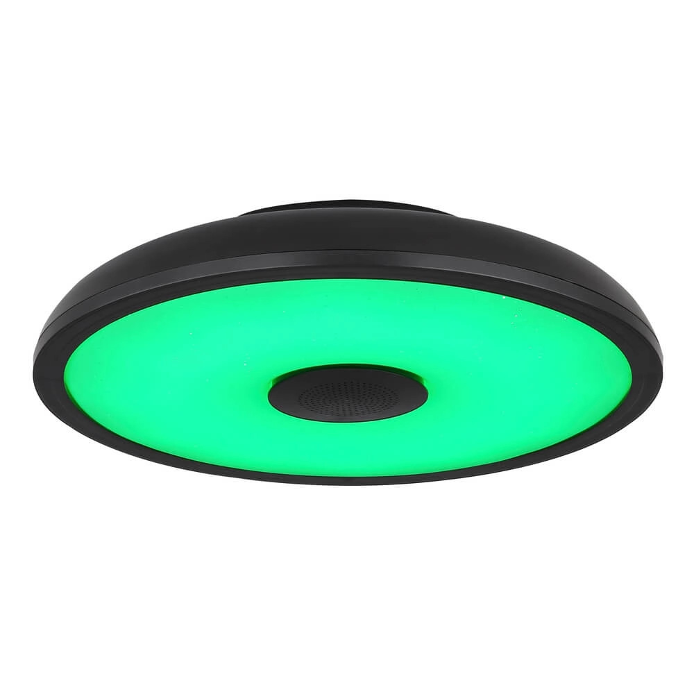 Schwarze Deckenleuchte Raffy Ø 28cm Globo 9007371418848