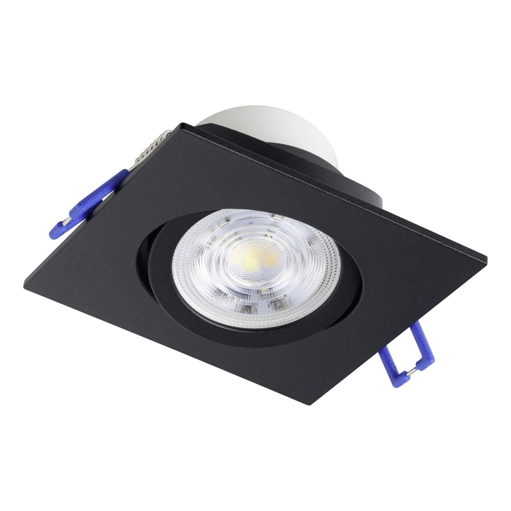 Set mit 3 Einbaustrahlern Saliceto quadratisch schwarz 6,4W Eglo 9008606358946
