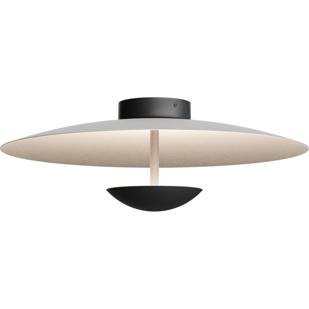 Deckenlampe 16 cm Scala Ø 45 cm schwarz mit Nickel
