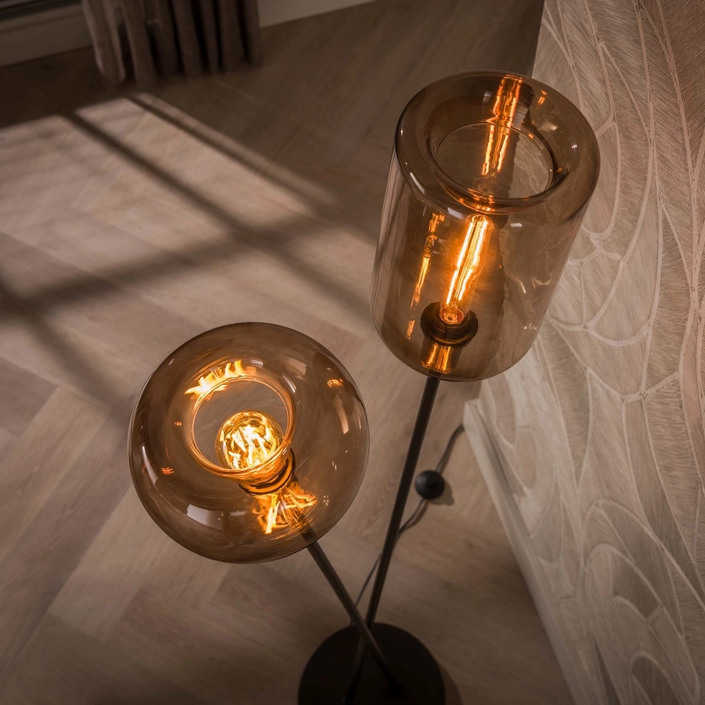 Moderne Stehlampe Serene Sienna Brown Lyora 8716803514751