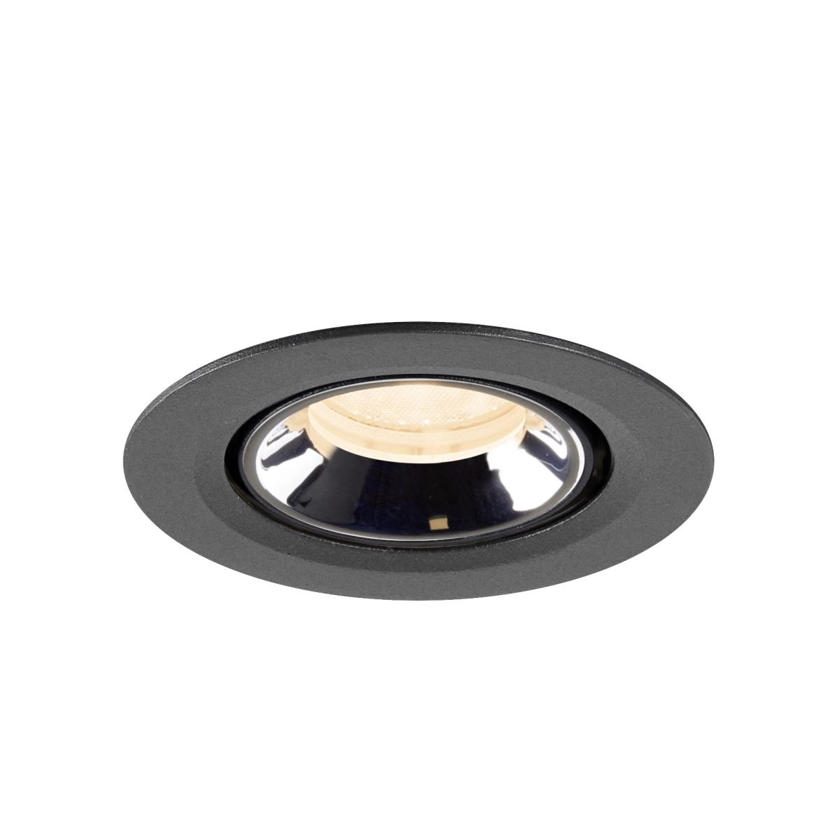 Einbau-Strahler Numinos Gimble XS Schwarz/Chrom 2700K - 40gr SLV 4024163307239