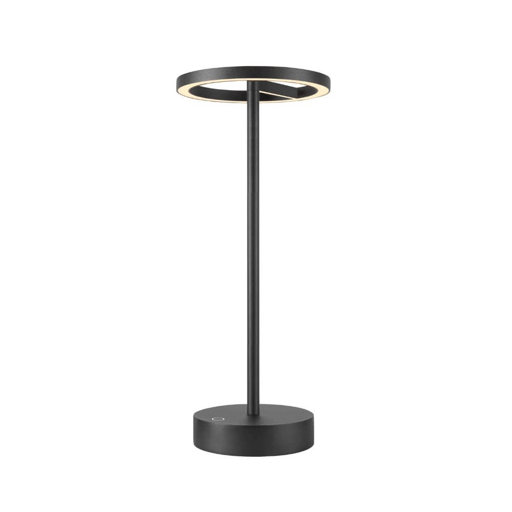 Tischlampe für den Außenbereich Vinolina One schwarz - wiederaufladbar