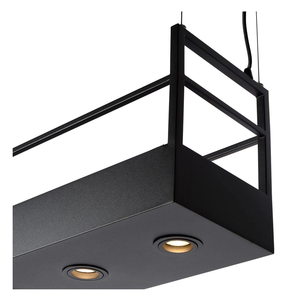 Schwarze Pendellampe Miravelle Konstruktion Lucide 5411212211439
