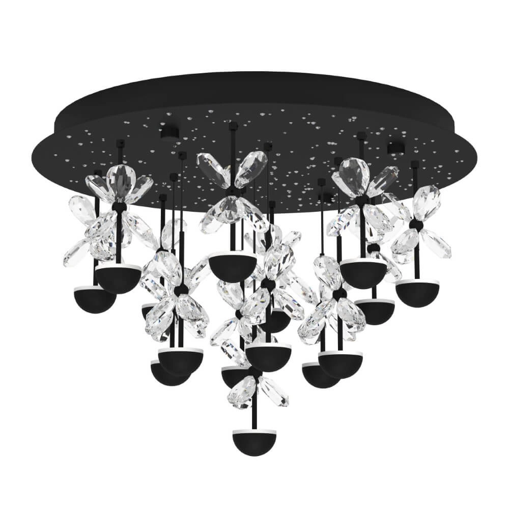 Schwarze Deckenlampe Pianopoli 2 Ø 50cm Stars of Light 9008606270194