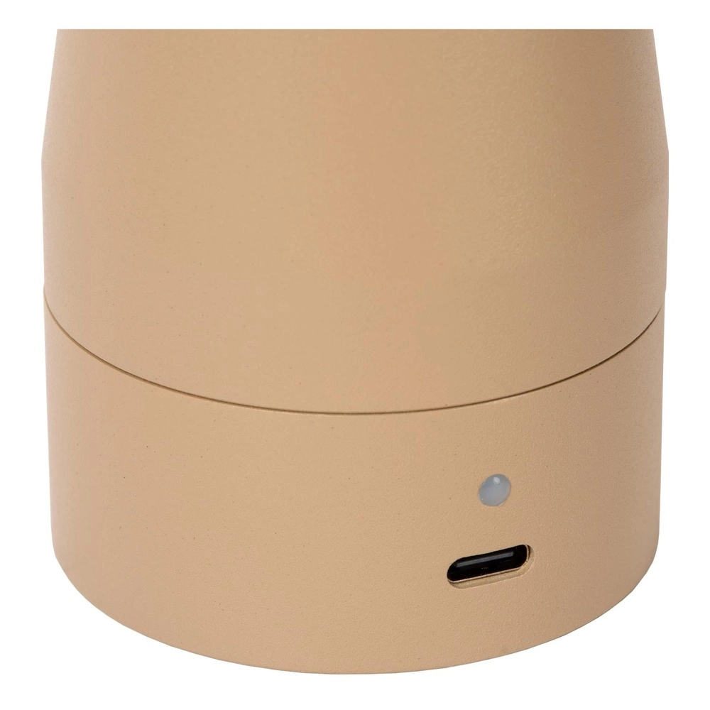 Wiederaufladbare Tischlampe Ipsos taupe Lucide 5411212333988