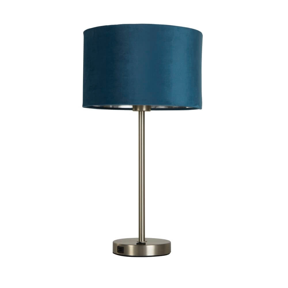Tischlampe Finn Gold mit Blau