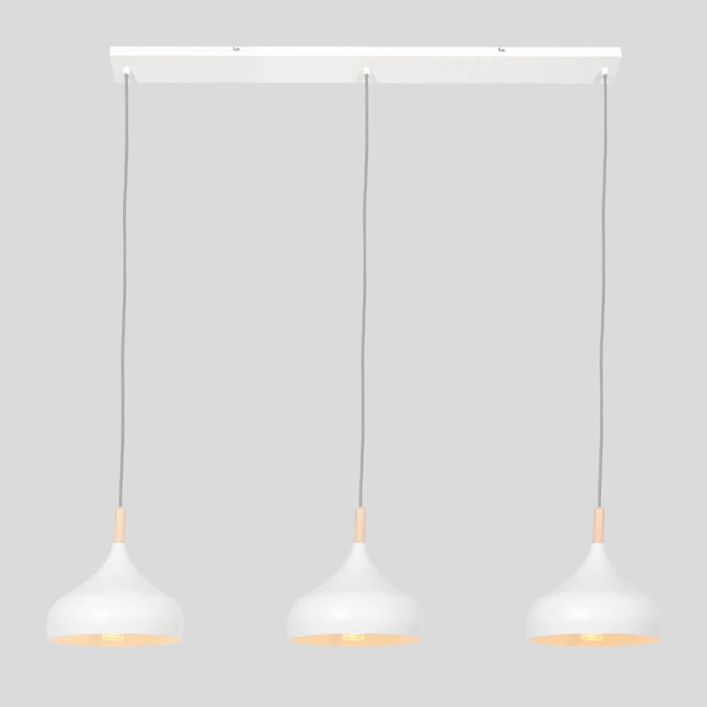 Hängelampe für das Esszimmer White Veneer Steinhauer 8712746146745
