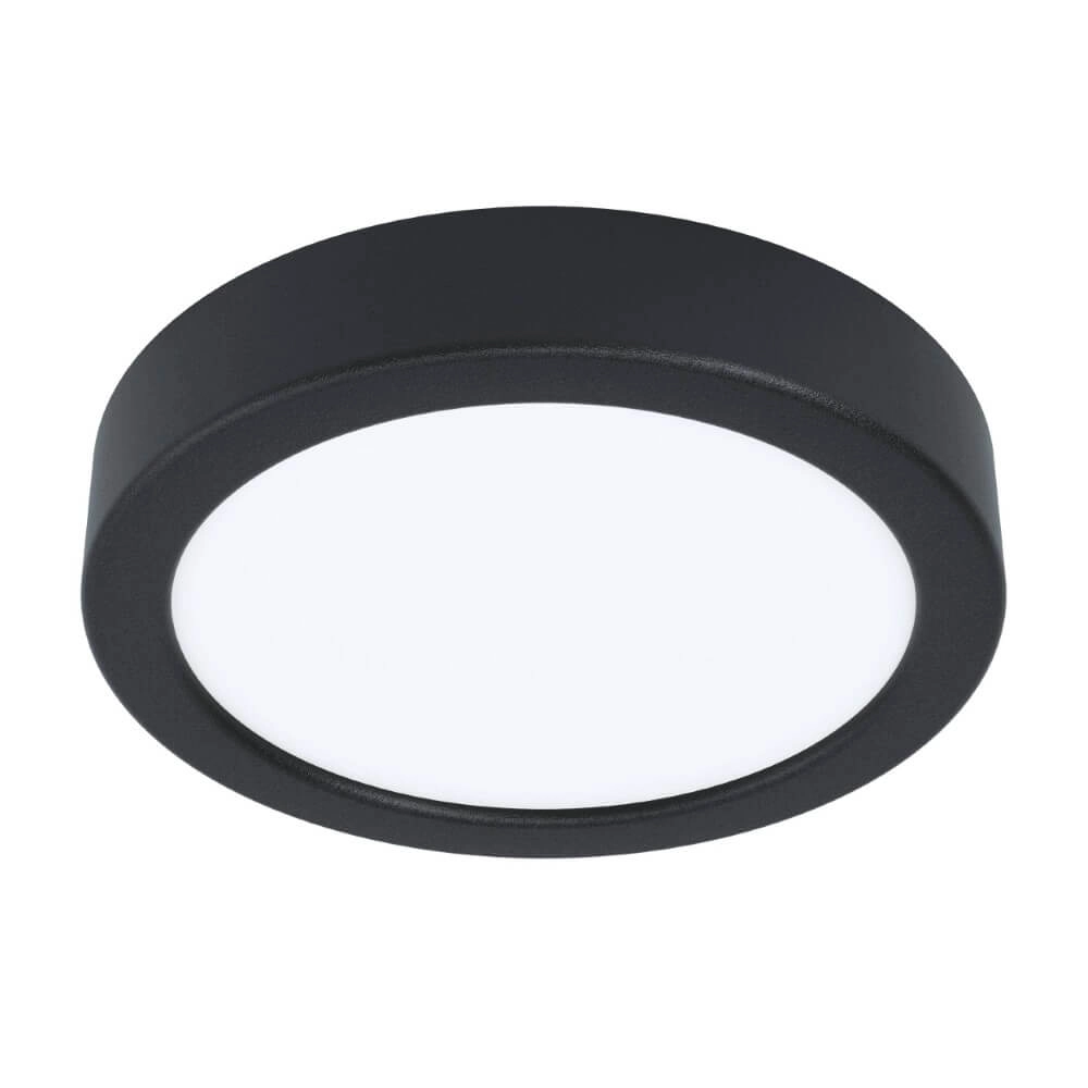 Schwarze Deckenlampe Fueva 5 Ø 16cm