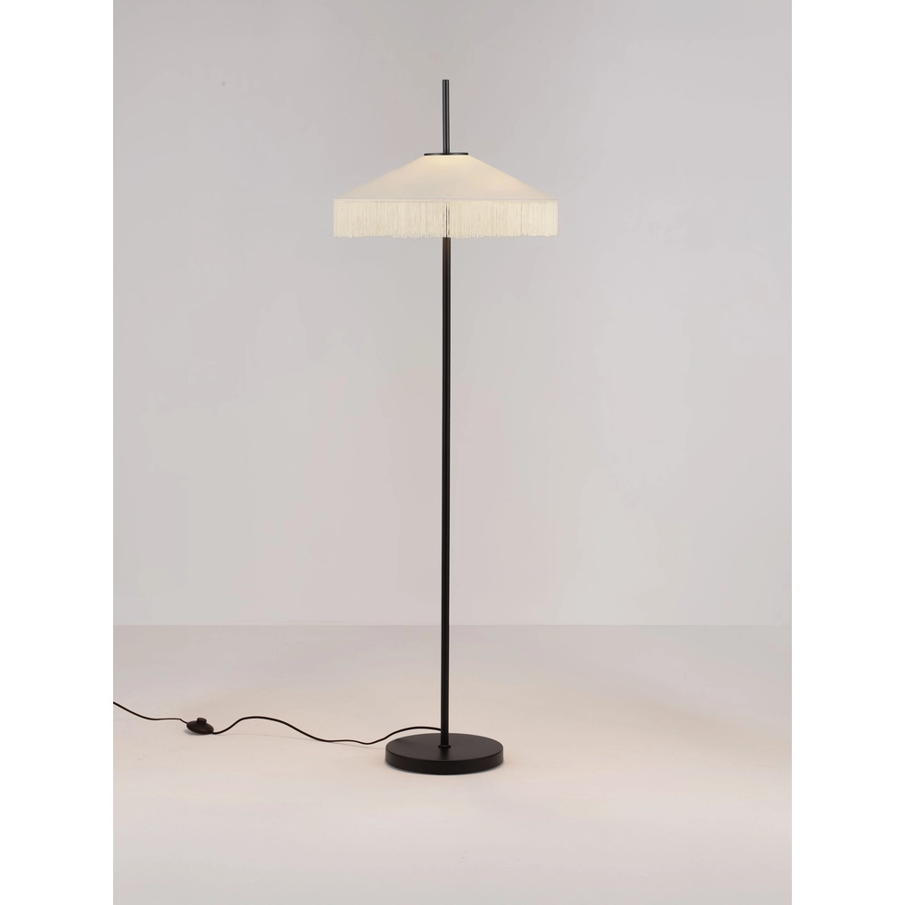 Tiffany-Stehlampe Velvy Beige Lyora 5212017493828