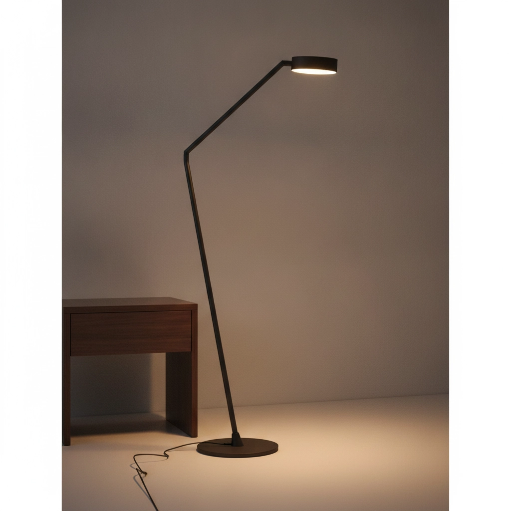 Stehlampe Afi schwarz