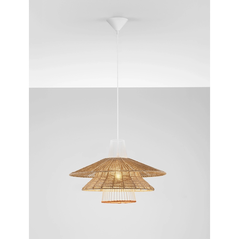 Rattan Pendelleuchte Kao Ø 50cm