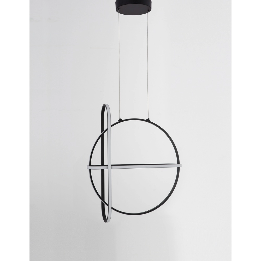 Design-Pendelleuchte Arte schwarz rund Lyora 5212017426048