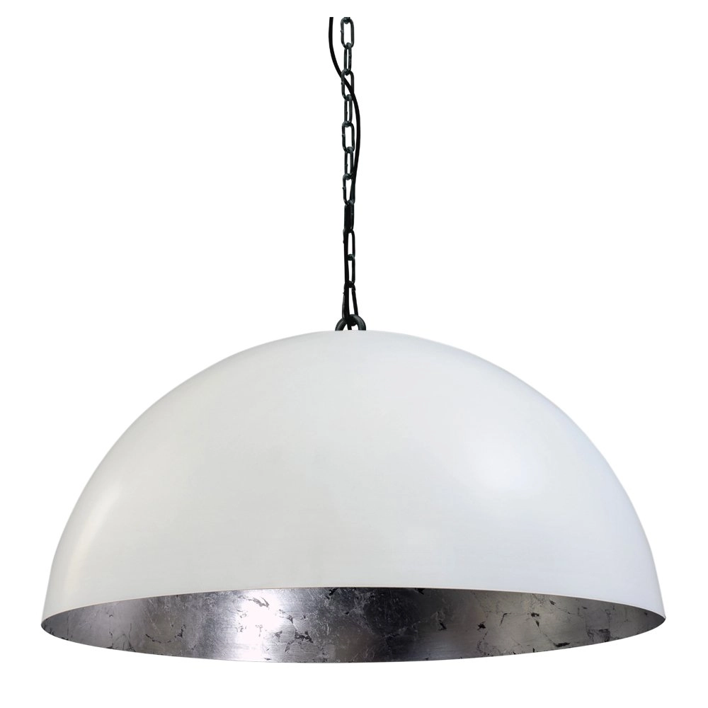 Kaltweiße Pendelleuchte Industria Silver 60
